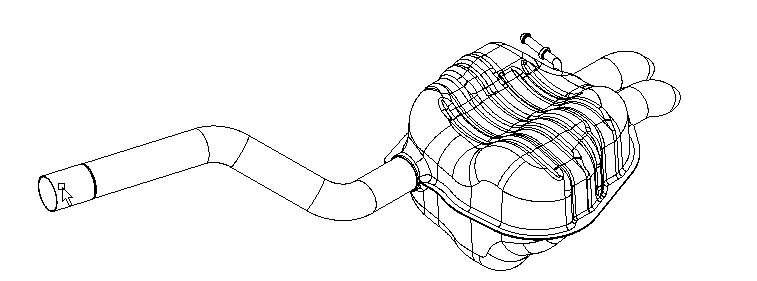 Rear Muffler (14647)