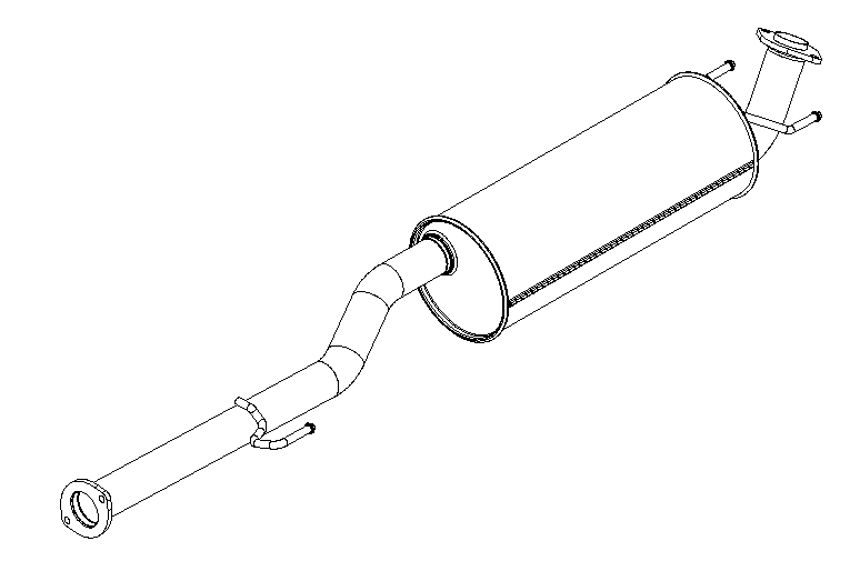 Centre Muffler (15357)