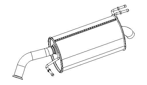 Rear Muffler (14138)