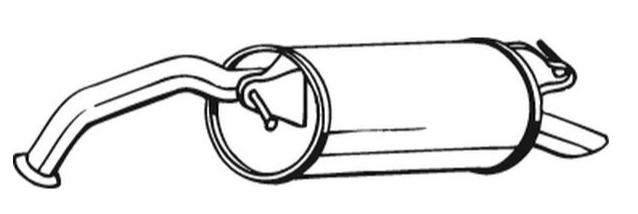 Rear Muffler (12714)