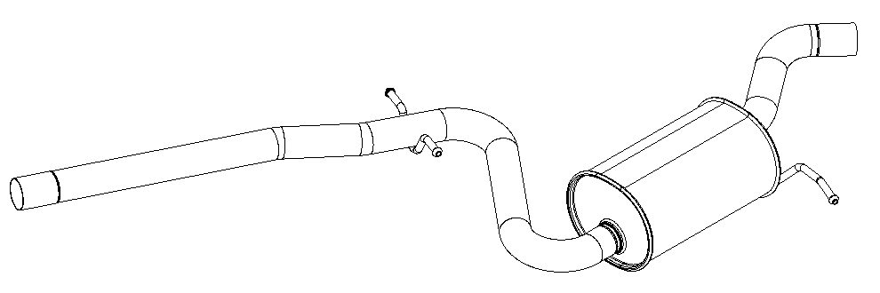 Centre Muffler (14655)
