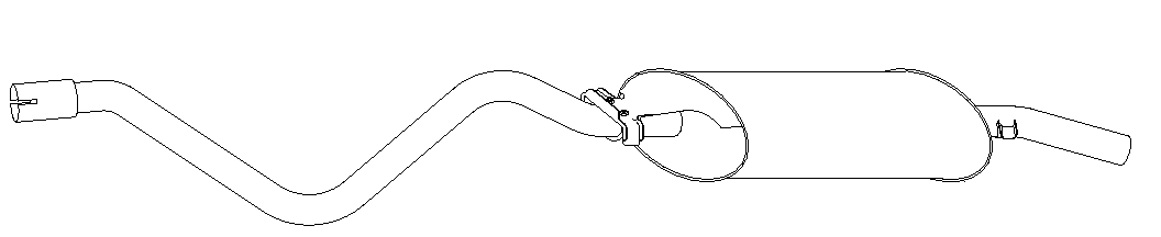 Rear Muffler (10929)