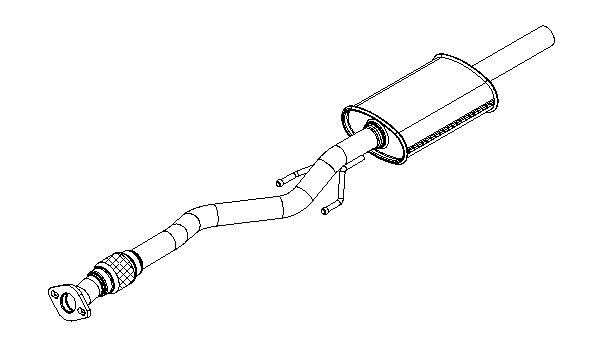 Front Muffler (14115)