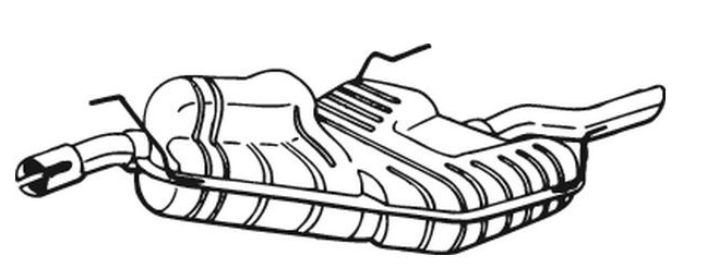 Rear Muffler (13732)