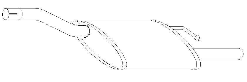 Rear Muffler (10253)