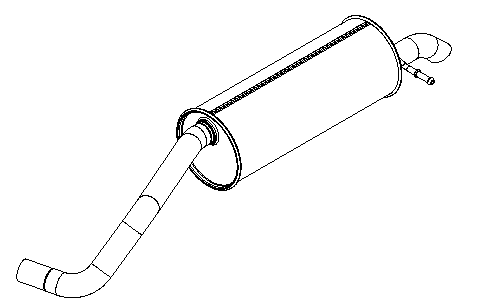 Rear Muffler (15139)