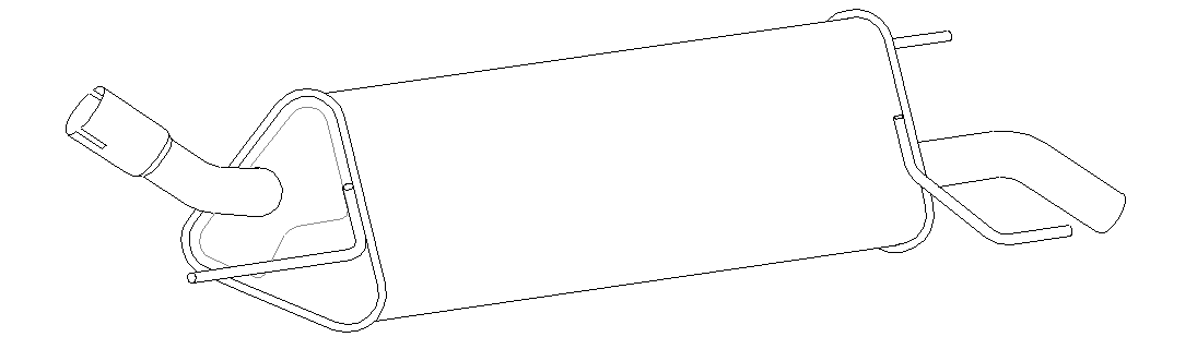 Rear Muffler (10625)