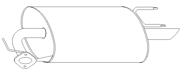 Rear Muffler (10881)