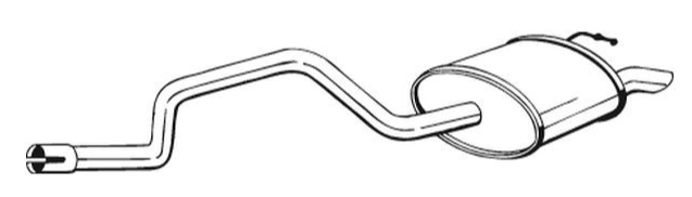 Rear Muffler (12895)