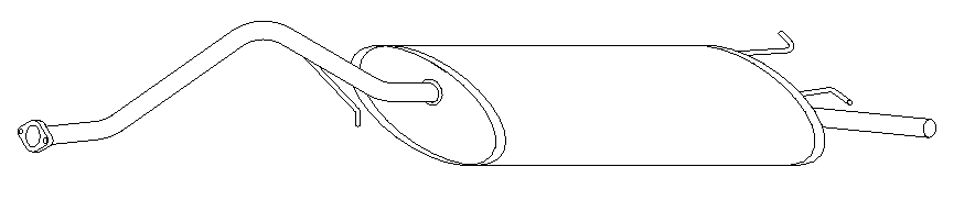 Rear Muffler (10818)