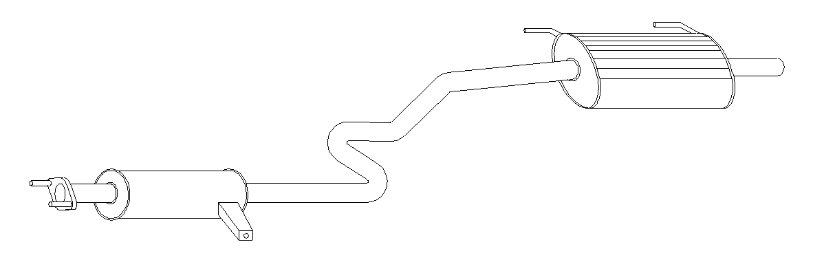 Rear Muffler (11552)