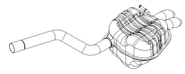 Rear Muffler (14646)