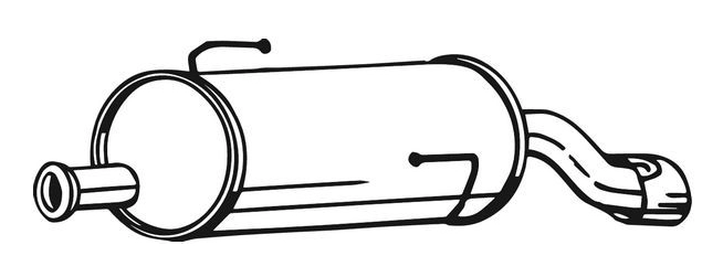 Rear Muffler (13799)