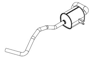 Rear Muffler (14014)