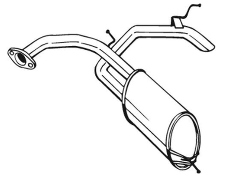 Rear Muffler (15058)