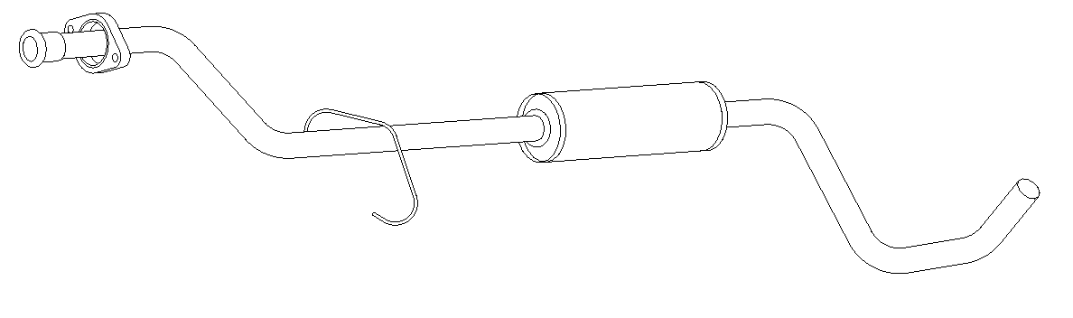 Centre Muffler (11032)