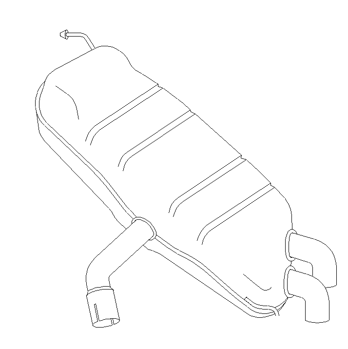 Rear Muffler (11455)