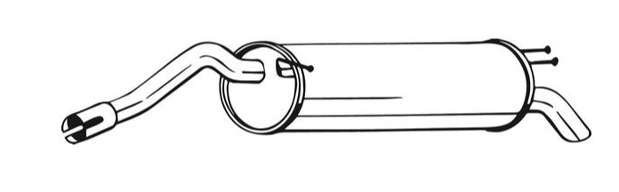 Rear Muffler (15471)
