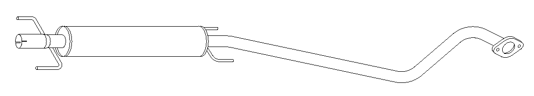 Centre Muffler (11204)