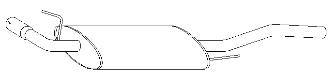 Rear Muffler (10936)