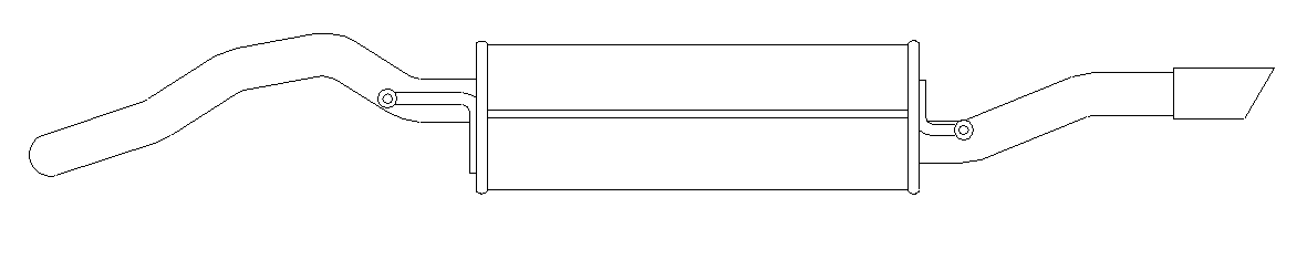 Rear Muffler (11276)