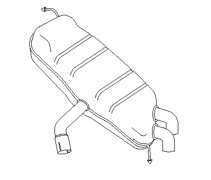 Rear Muffler (11436)