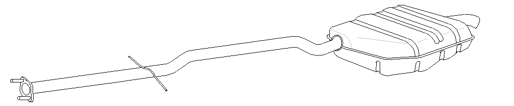 Rear Muffler (10535)