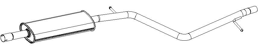 Centre Muffler (15017)