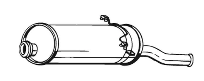 Rear Muffler (15501)
