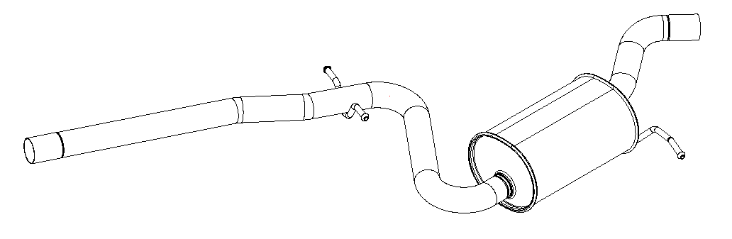 Centre Muffler (14640)