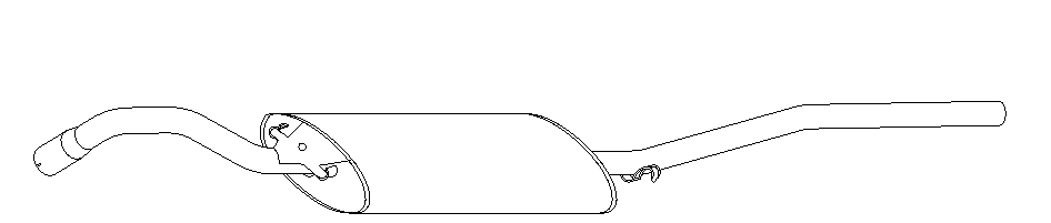 Rear Muffler (10955)