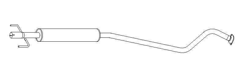 Centre Muffler (10579)