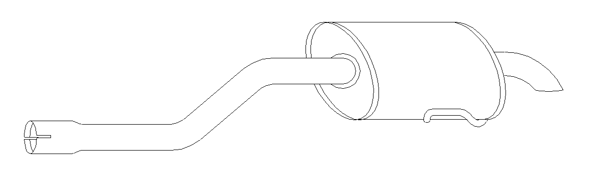 Rear Muffler (11131)