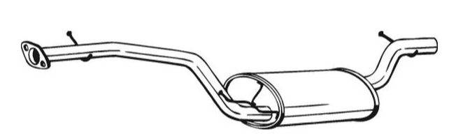 Centre Muffler (13927)