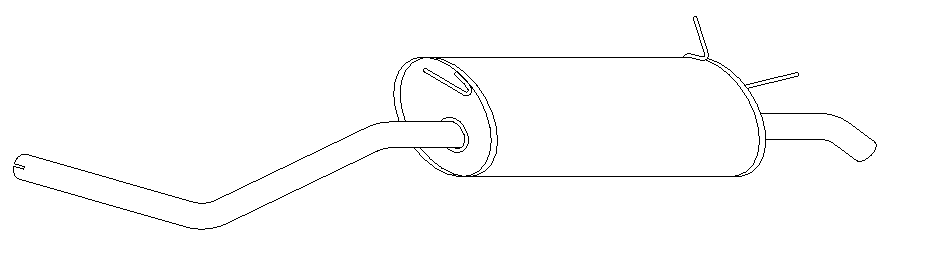 Rear Muffler (10797)