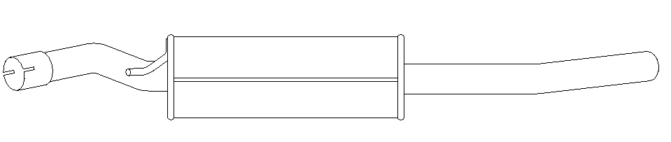 Centre Muffler (11422)