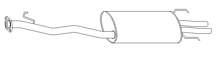 Rear Muffler (10371)