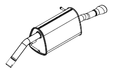 Rear Muffler (14579)