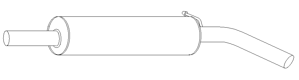 Centre Muffler (14587)