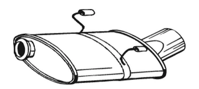 Rear Muffler (12986)