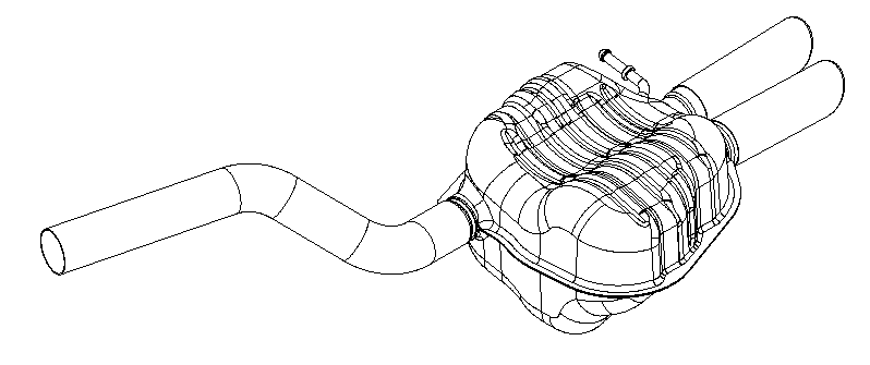 Rear Muffler (15437)