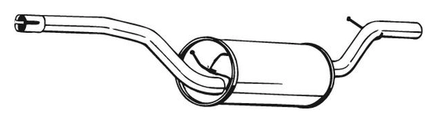 Centre Muffler (13570)