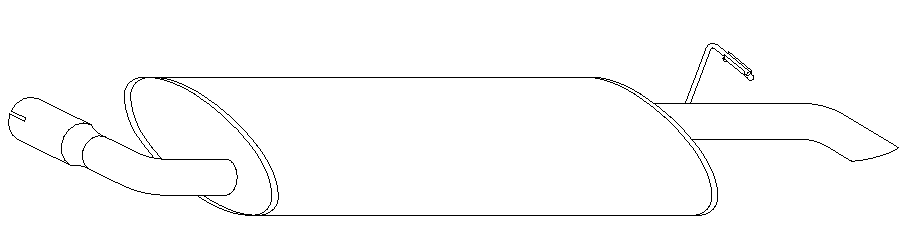 Rear Muffler (10227)