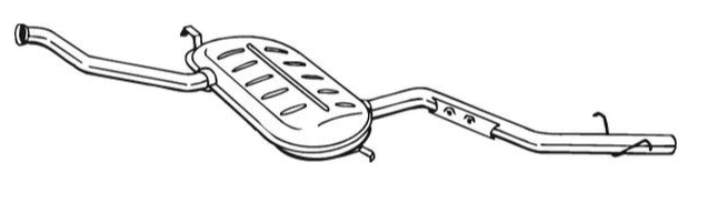 Centre Muffler (14613)