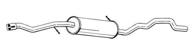 Centre Muffler (11574)