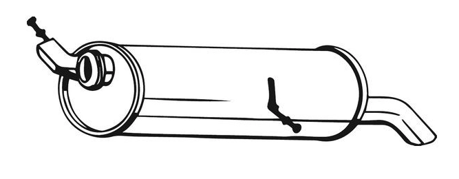 Rear Muffler (13845)