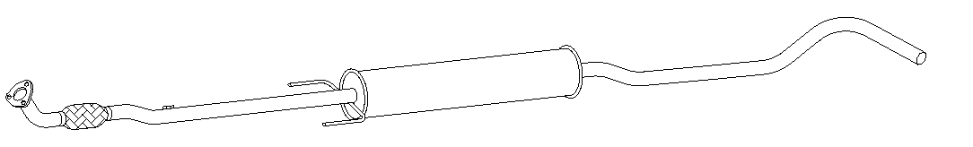 Centre Muffler (10715)