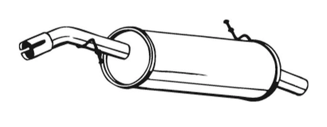 Rear Muffler (12805)