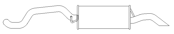 Rear Muffler (14387)