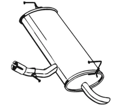 Rear Muffler (15519)